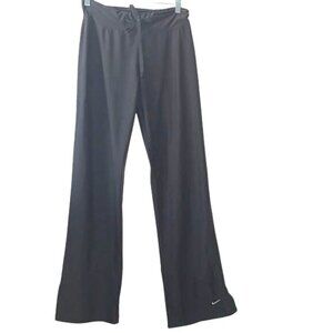 Nike Dri-Fit Womens Black Yoga Pants Size M Stretch Athletic Wear